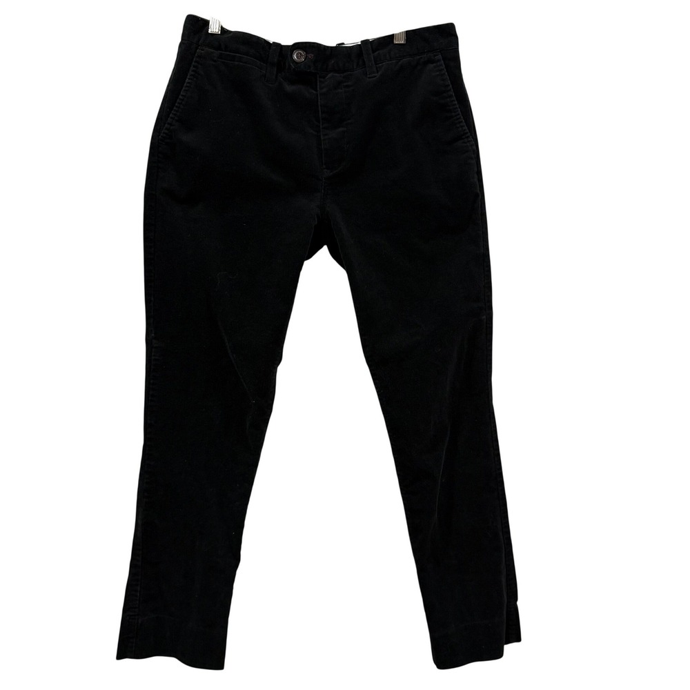 NIFTY GENIUS Mens‎ Black Corduroy Pants Size 33 Made in China